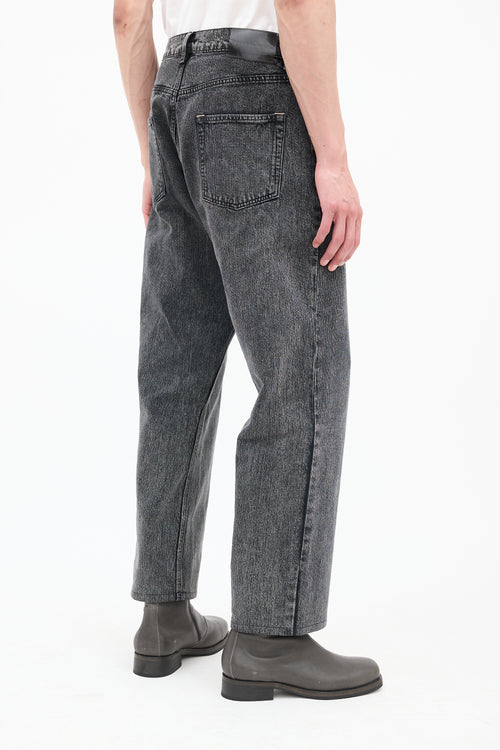 Our Legacy Textured Straight Leg Jeans