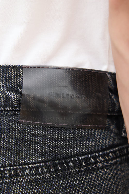 Our Legacy Textured Straight Leg Jeans