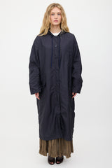 Tibi Crispy Nylon Hooded Coat