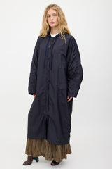Tibi Crispy Nylon Hooded Coat