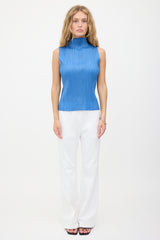 Pleats Please Issey Miyake Plissé Sleeveless Top