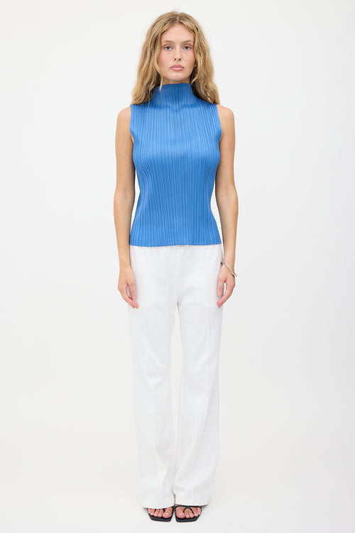 Pleats Please Issey Miyake Plissé Sleeveless Top