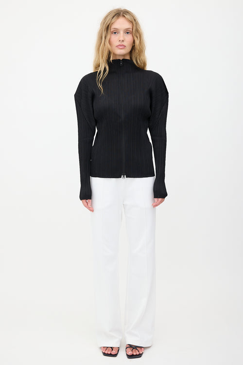 Pleats Please Issey Miyake Plissé Zip Jacket
