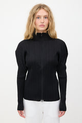 Pleats Please Issey Miyake Plissé Zip Jacket