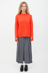 Tibi Mohair Cut Out Sweater