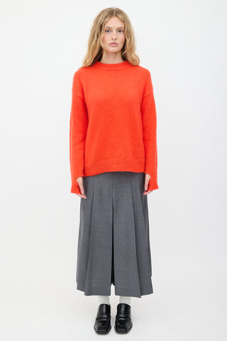 Tibi Mohair Cut Out Sweater