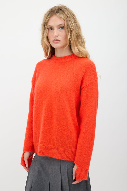 Tibi Mohair Cut Out Sweater