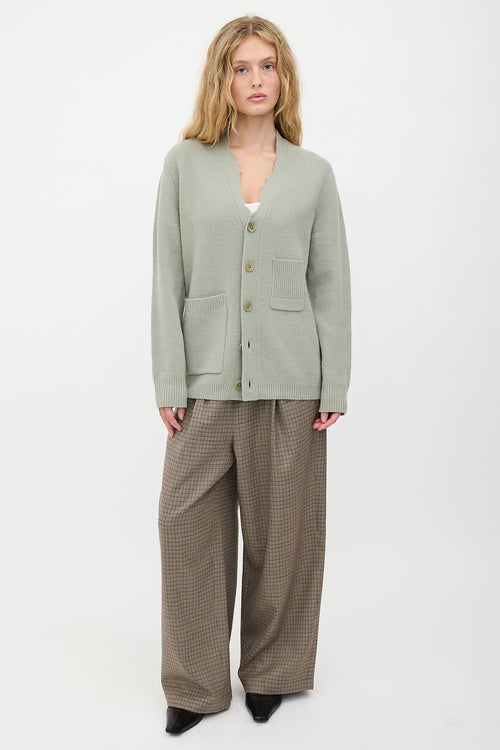 Tibi Distressed Wool Cardigan