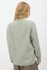Tibi Distressed Wool Cardigan