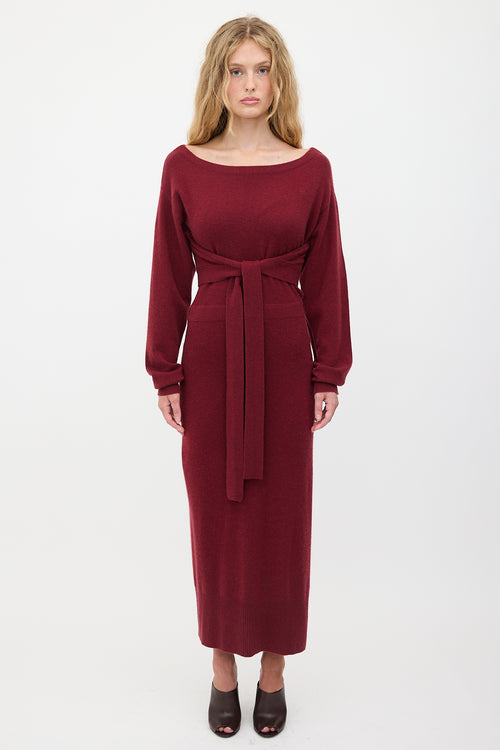 Altuzarra Cashmere Cut Out Sweater Dress