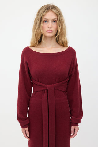 Altuzarra Cashmere Cut Out Sweater Dress