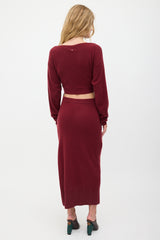 Altuzarra Cashmere Cut Out Sweater Dress