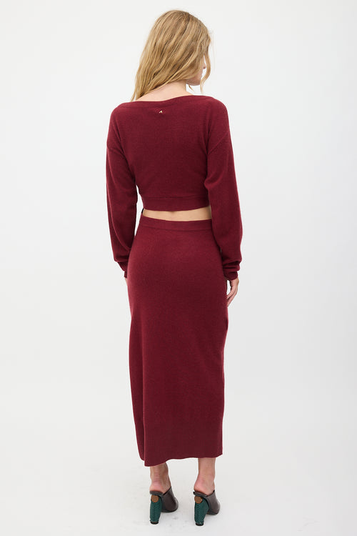Altuzarra Cashmere Cut Out Sweater Dress
