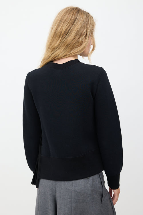 Sacai Pleated Panel Sweatshirt