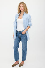 The Row Straight Leg Low rise Jeans