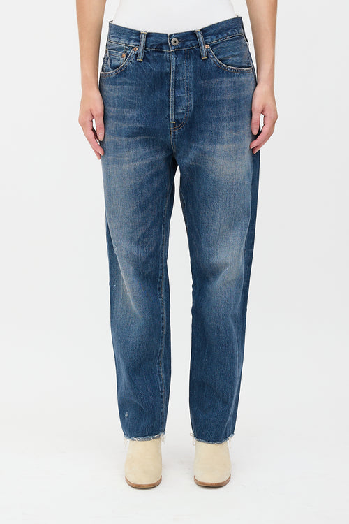Chimala Distressed Straight Leg Jeans