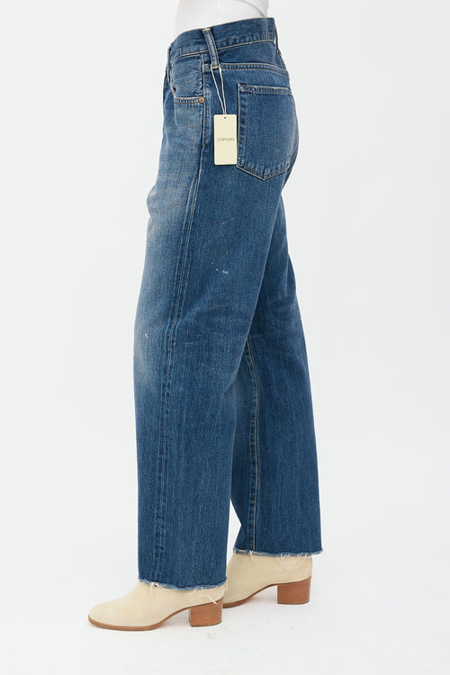 Chimala Distressed Straight Leg Jeans