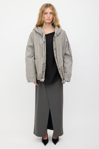 Album Di Famiglia Distressed Hooded Jacket
