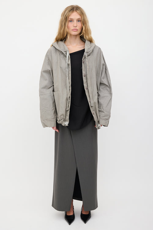 Album Di Famiglia Distressed Hooded Jacket