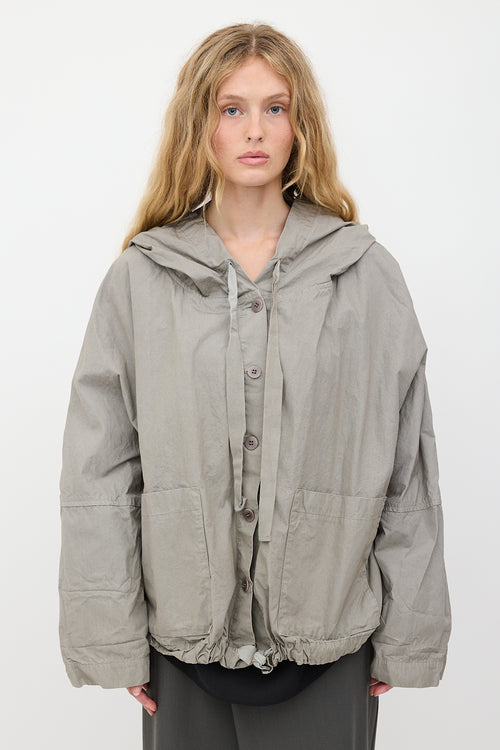 Album Di Famiglia Distressed Hooded Jacket