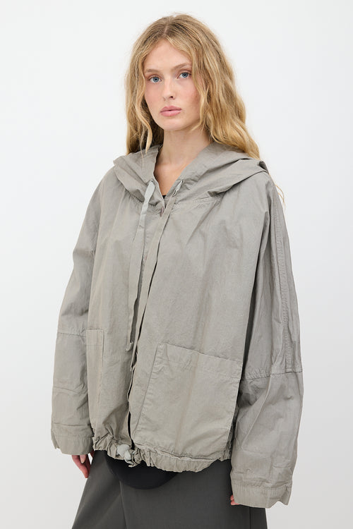 Album Di Famiglia Distressed Hooded Jacket