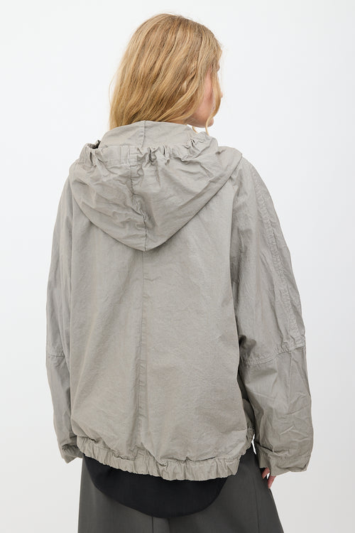 Album Di Famiglia Distressed Hooded Jacket