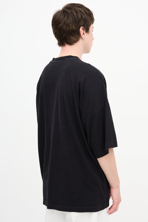 Palm Angels Spray Heart Logo T-Shirt