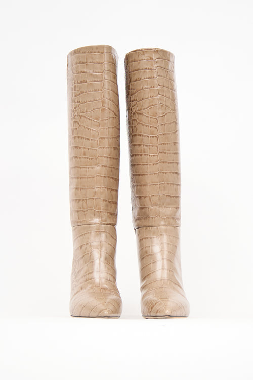 Paris Texas Textured Leather Boot