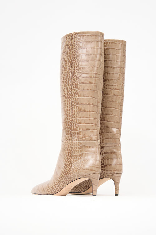 Paris Texas Textured Leather Boot