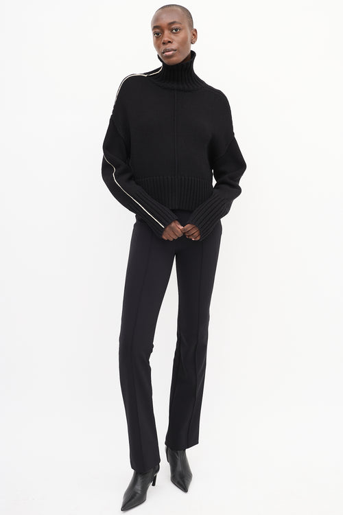 Peter Do SS 2021 Black Turtleneck Sweater