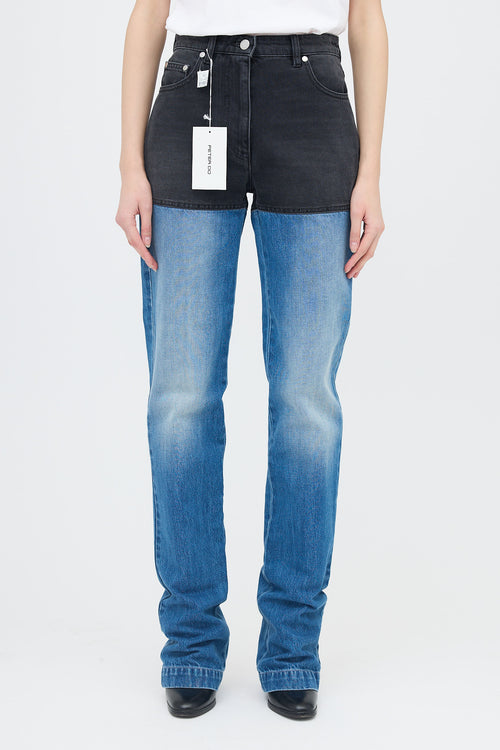 Peter Do Combo Straight Leg Jeans