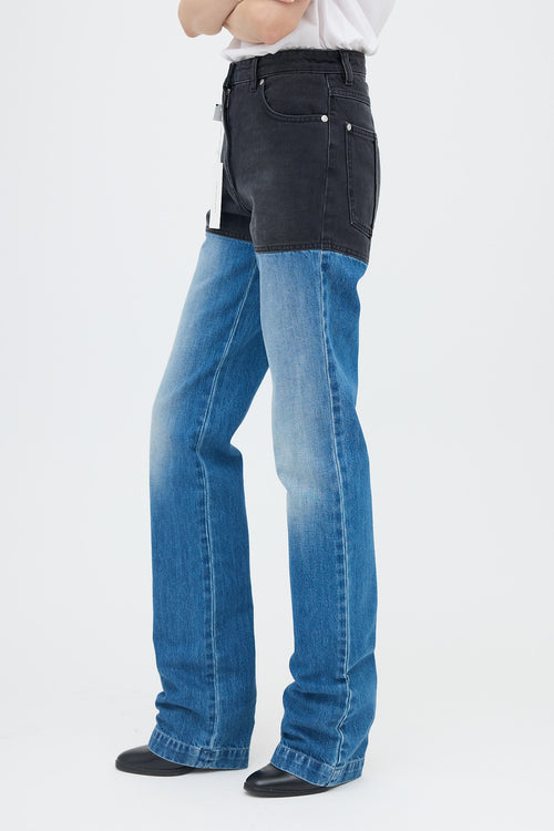 Peter Do Combo Straight Leg Jeans
