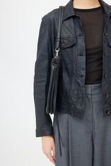 Phoebe Philo Leather Gig Bag