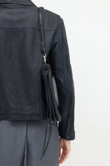 Phoebe Philo Leather Gig Bag