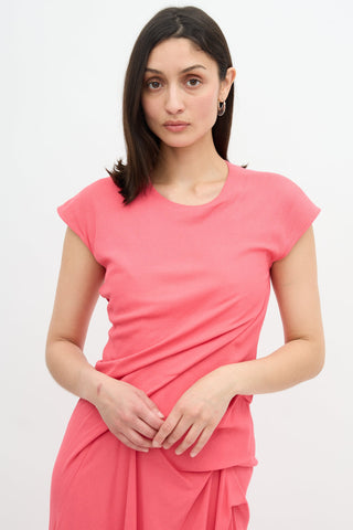 Sies Marjan Crepe Paloma Drape Dress