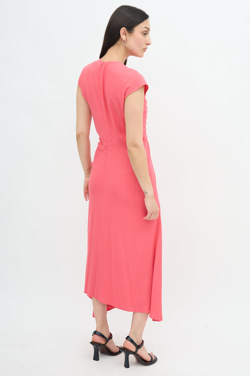 Sies Marjan Crepe Paloma Drape Dress