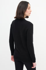 Comme des Garçons Play Black & Red Heart Logo Cardigan