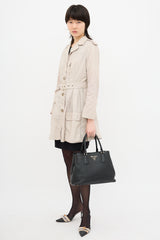 Prada Leather Vitello Phenix Tote Bag