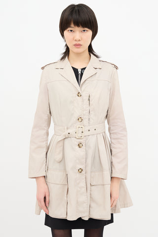 Prada Belted Trench Coat