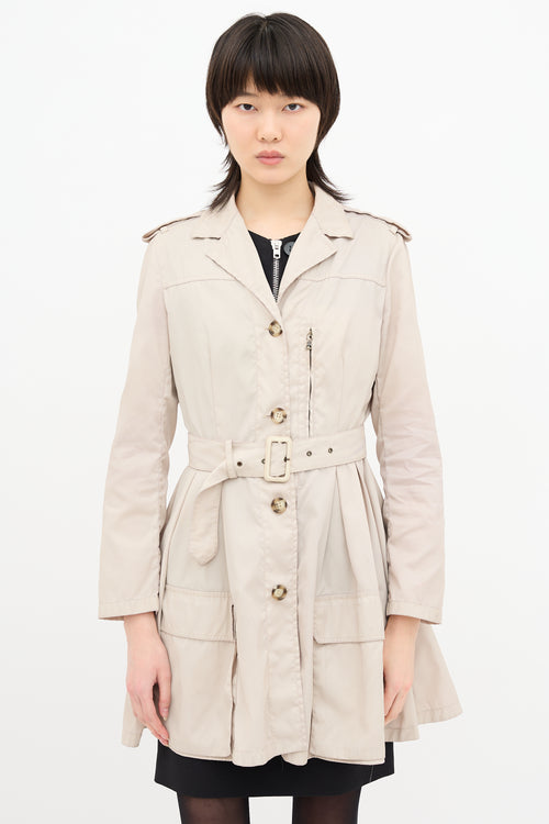Prada Belted Trench Coat