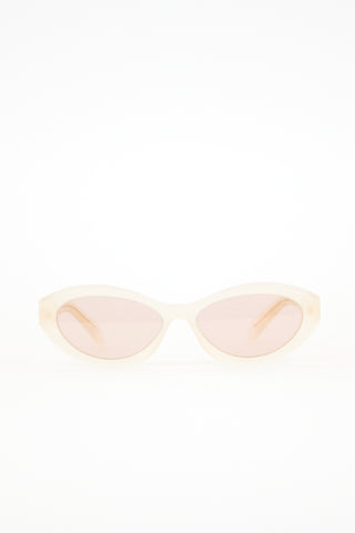 Prada SPR26Z Oval Sunglasses