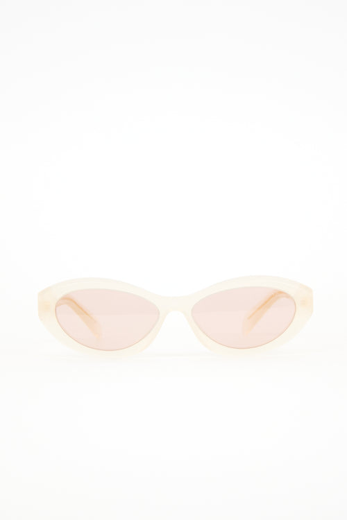 Prada SPR26Z Oval Sunglasses