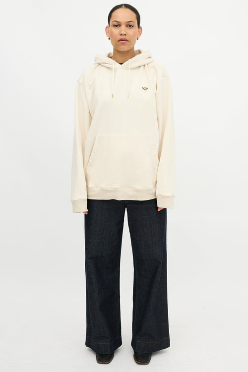 Prada Triangle Logo Hoodie