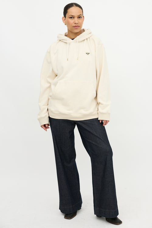 Prada Triangle Logo Hoodie