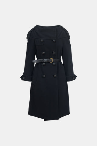 Prada FW 2003 Wool Double Breasted Coat