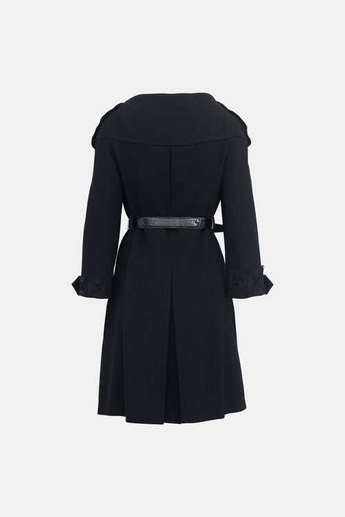 Prada FW 2003 Wool Double Breasted Coat