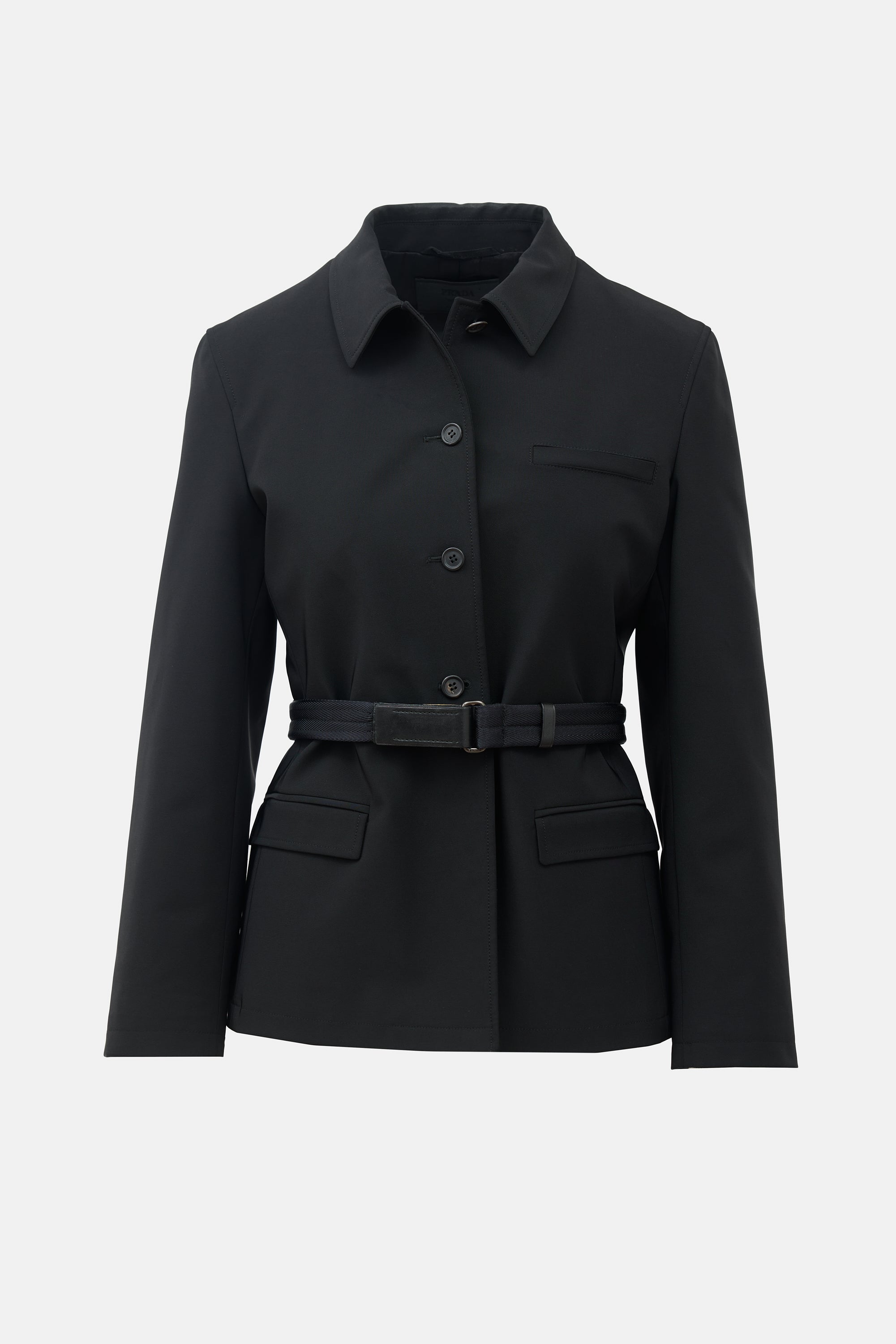 Prada // 1999 Nylon Belted Jacket – VSP Consignment