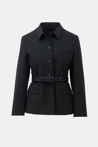 Prada 1999 Nylon Belted Jacket