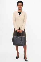 Prada Saffiano Leather Small Double Bag