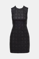 Prada SS 2002 Damask Jacquard Dress
